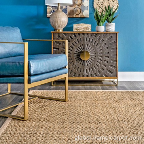 Seagrass Rug Natural seagrass fiber flat weave floor rugs Supplier